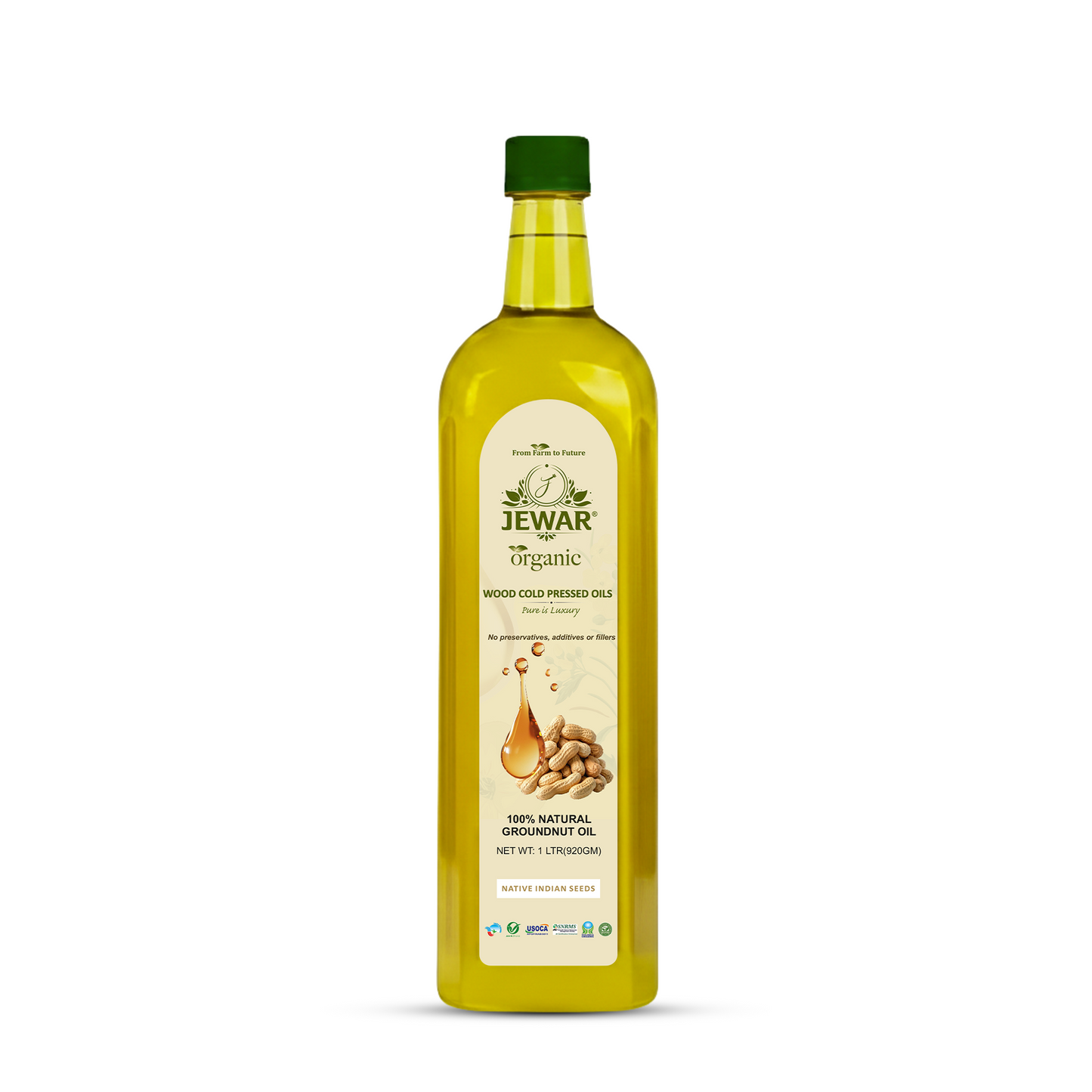 Wood-Pressed Groundnut Oil