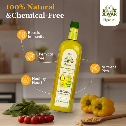 Wood Cold Pressed Yellow Mustard Oil