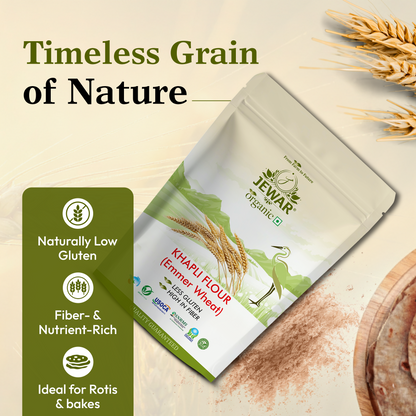 Organic Stone-Grounded Khapli Atta