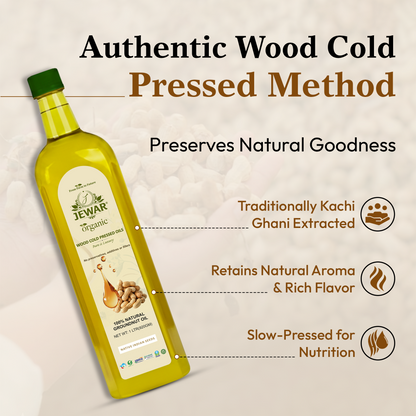 Wood-Pressed Groundnut Oil