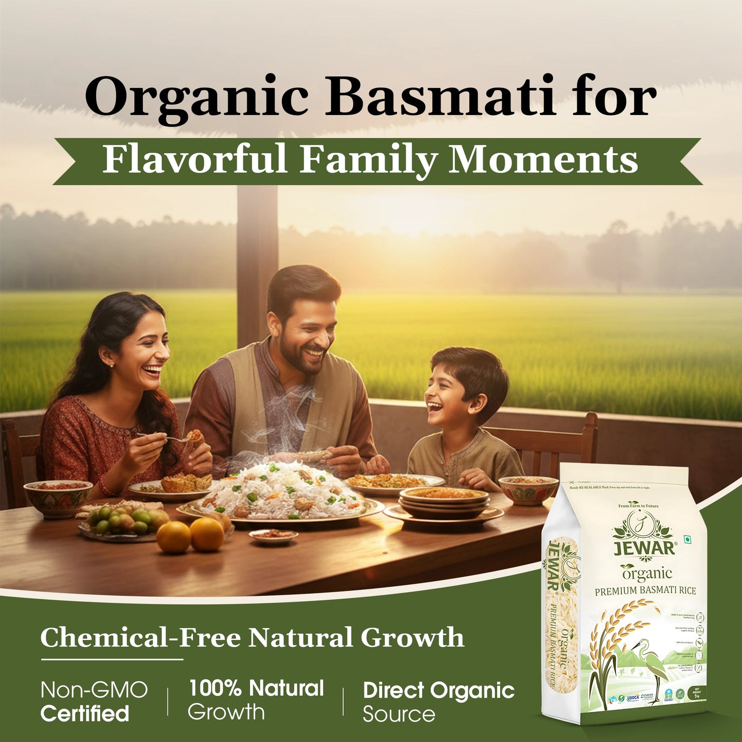 Organic Premium Basmati Rice