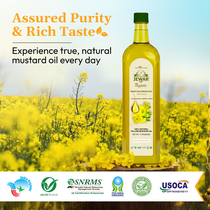 Wood Cold Pressed Yellow Mustard Oil