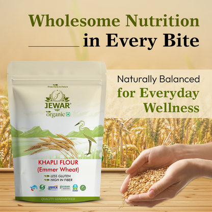 Organic Stone-Grounded Khapli Atta