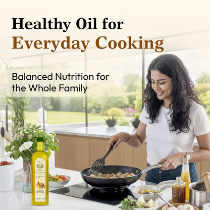 Wood-Pressed Groundnut Oil