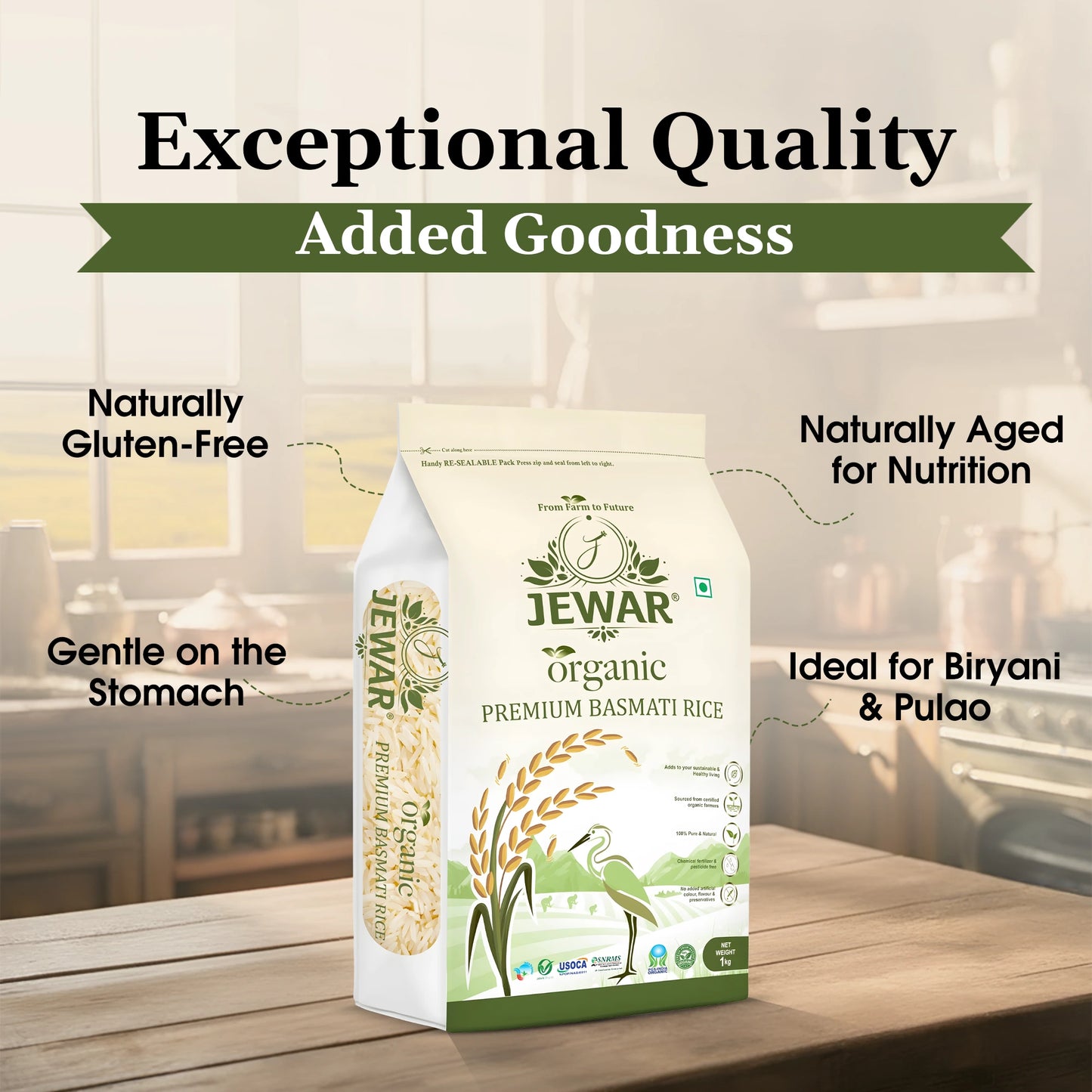 Organic Premium Basmati Rice