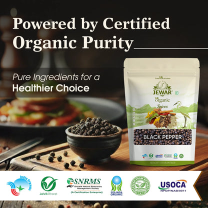 Black Pepper Sabut | Whole Kali Mirch | 100% Natural & Aromatic