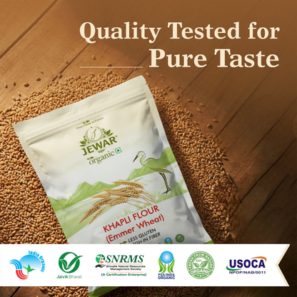 Organic Stone-Grounded Khapli Atta