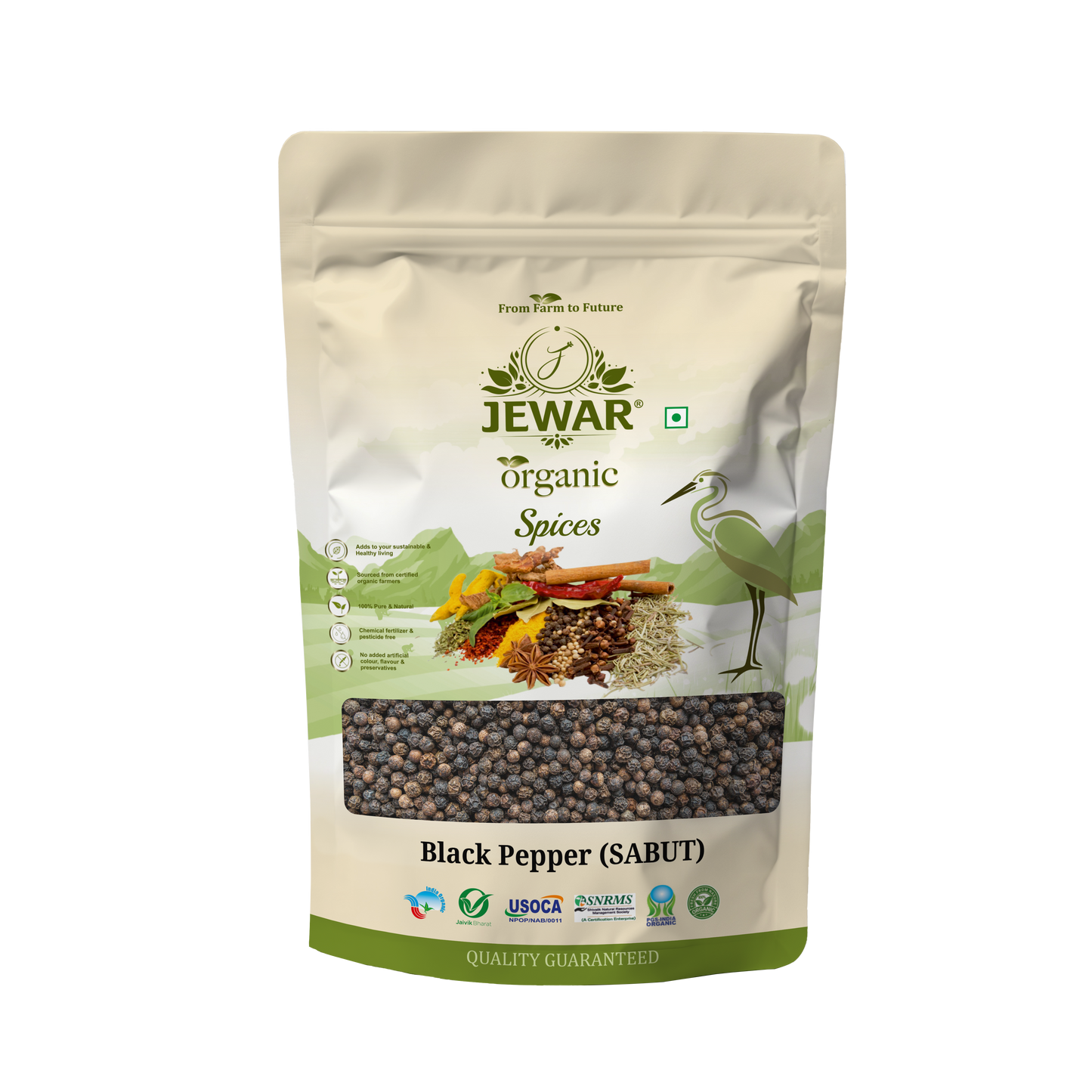 Black Pepper Sabut | Whole Kali Mirch | 100% Natural & Aromatic