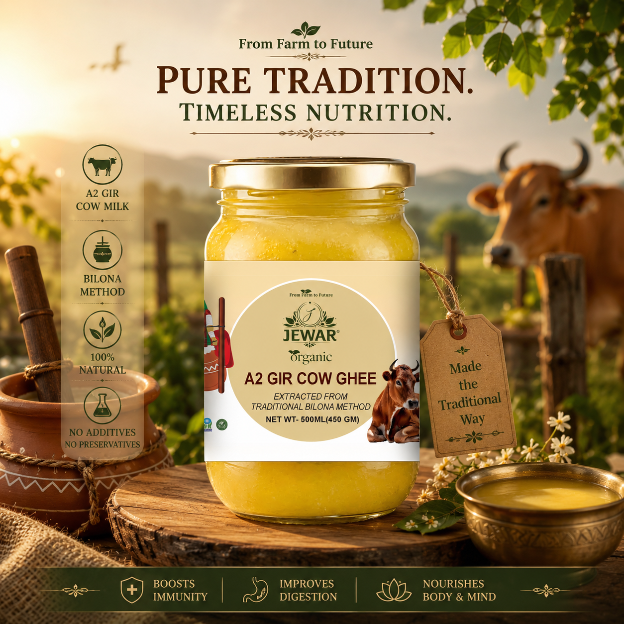 A2 Gir Cow Ghee