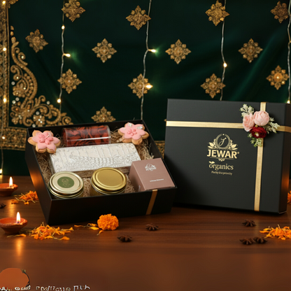 Silver Glow Gift Box - Diwali Hamper