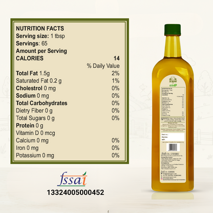 Wood Cold Pressed Yellow Mustard Oil